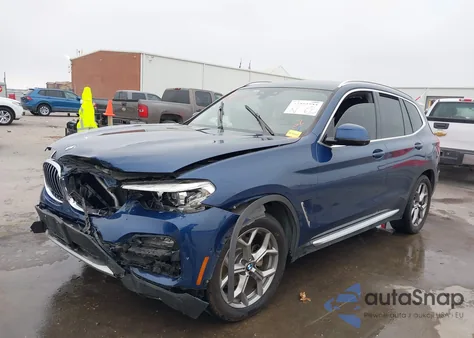 2020 BMW X3 Sdrive30I z USA, uszkodzony, nr VIN 5UXTY3C06L9B36699